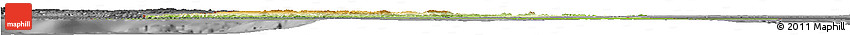 Physical Horizon Map of Tunisia, darken, desaturated