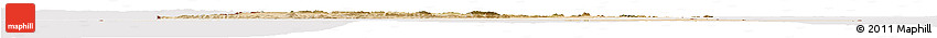 Satellite Horizon Map of Tunisia, cropped outside