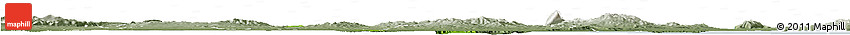 Physical Horizon Map of Tunis, semi-desaturated