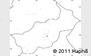 Blank Simple Map of Tunis, no labels