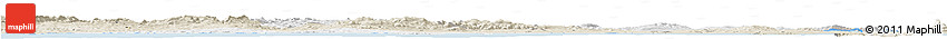Classic Style Horizon Map of Bizerte