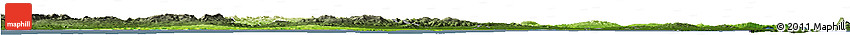 Physical Horizon Map of Bizerte, darken