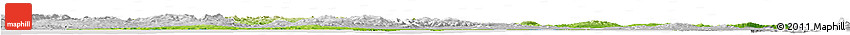 Physical Horizon Map of Bizerte, lighten, desaturated