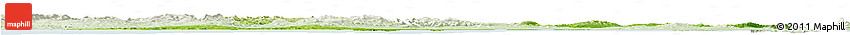 Physical Horizon Map of Bizerte, lighten