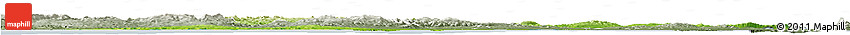 Physical Horizon Map of Bizerte, semi-desaturated
