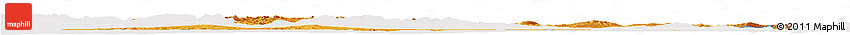 Political Horizon Map of Bizerte, cropped outside
