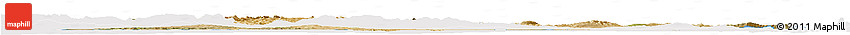 Satellite Horizon Map of Bizerte, cropped outside