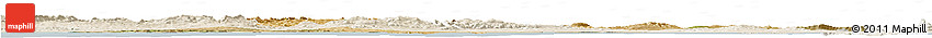 Satellite Horizon Map of Bizerte, lighten