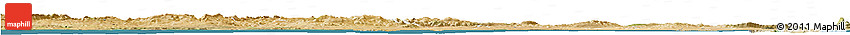 Satellite Horizon Map of Bizerte