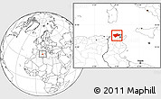 Blank Location Map of Bizerte