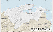 Classic Style Map of Bizerte
