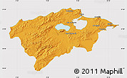 Political Map of Bizerte, cropped outside