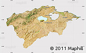 Satellite Map of Bizerte, cropped outside