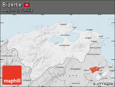 Silver Style Map of Bizerte