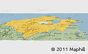 Savanna Style Panoramic Map of Bizerte