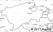 Blank Simple Map of Bizerte