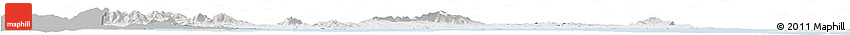 Gray Horizon Map of Nabul, single color outside