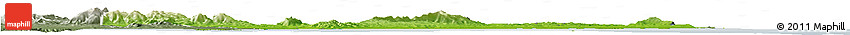 Physical Horizon Map of Nabul, semi-desaturated
