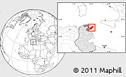 Blank Location Map of Nabul, highlighted country, highlighted parent region