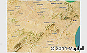 Satellite 3D Map of Saghuan