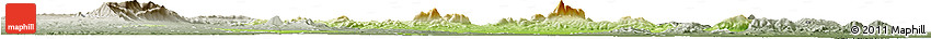 Physical Horizon Map of Saghuan, semi-desaturated