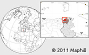 Blank Location Map of Dschunduba, highlighted country, highlighted parent region