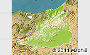Physical Map of Dschunduba, satellite outside