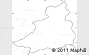 Blank Simple Map of Dschunduba, no labels
