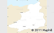 Classic Style Simple Map of Dschunduba, single color outside