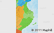 Political Shades Map of Region 5