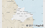 Classic Style Map of Monastir
