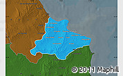 Political Map of Monastir, darken