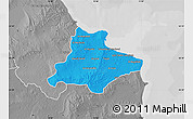 Political Map of Monastir, desaturated