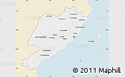 Classic Style Map of Sfax, single color outside