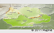 Physical 3D Map of Gafsa, semi-desaturated