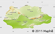 Physical Map of Gafsa, single color outside
