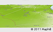 Physical Panoramic Map of Kebili