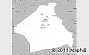 Gray Simple Map of Kebili