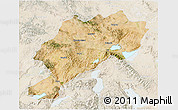 Satellite 3D Map of Afyon, lighten