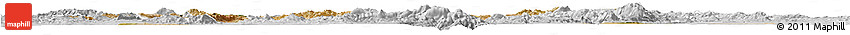 Satellite Horizon Map of Afyon, lighten, desaturated