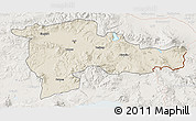 Shaded Relief 3D Map of Agri, lighten