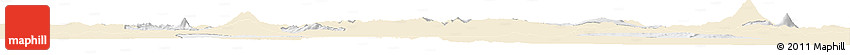 Classic Style Horizon Map of Agri, single color outside