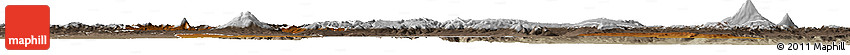 Physical Horizon Map of Agri, semi-desaturated