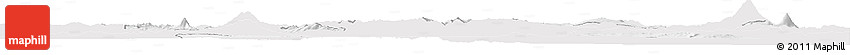 Silver Style Horizon Map of Agri, single color outside