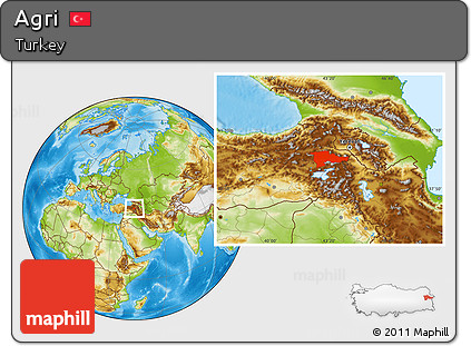Physical Location Map of Agri