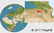 Satellite Location Map of Agri