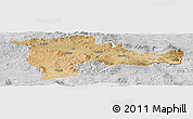 Satellite Panoramic Map of Agri, lighten, desaturated