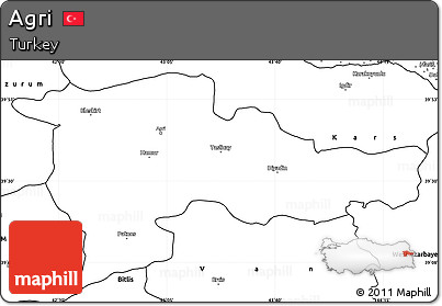 Blank Simple Map of Agri