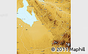 Physical Map of Aksaray