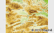 Physical Map of Amasya